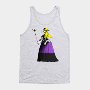 Enby lady Plague Doctor Tank Top